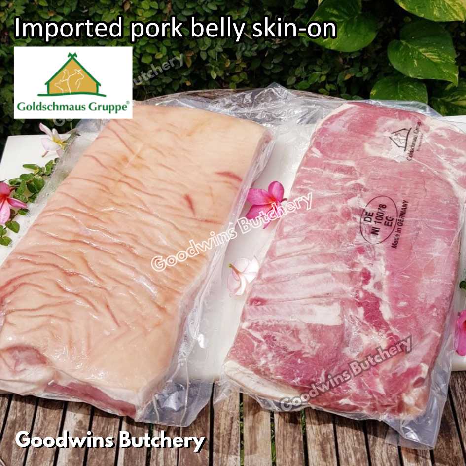 Pork belly with skin-on 600gr steak schnitzel cuts | samcan babi berkulit import frozen | Spain Coren | Denmark DanishCrown DanePork | Germany Goldschmaus - Image 34