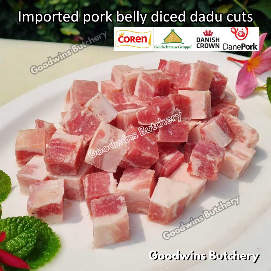 Pork belly with skin-on 6-7kg whole cut | samcan babi berkulit import frozen | Spain Coren | Denmark DanishCrown DanePork | Germany Goldschmaus - Image 12