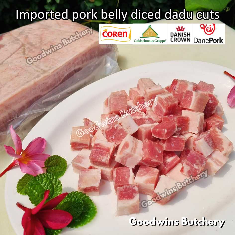 Pork belly with skin-on 6-7kg whole cut | samcan babi berkulit import frozen | Spain Coren | Denmark DanishCrown DanePork | Germany Goldschmaus - Image 42