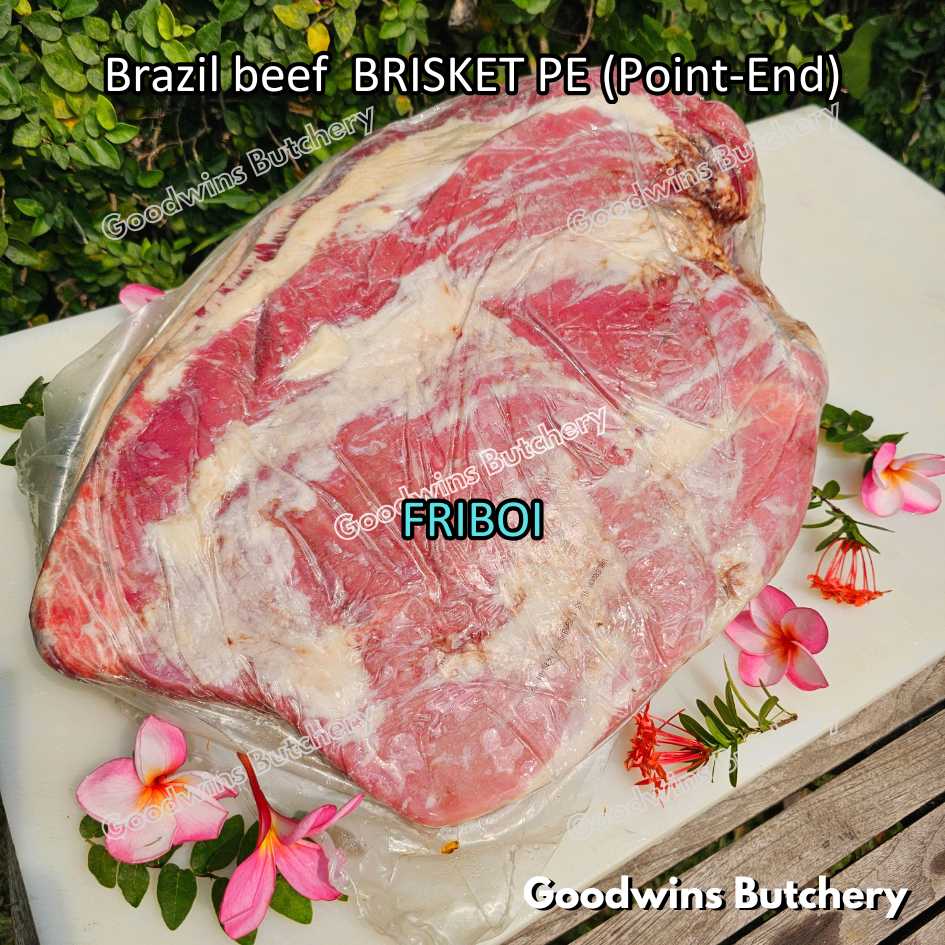 Beef BRISKET PE (Point-End) WHOLE CUTS +/- 4kg | Brazil Friboi Frigon Minerva Carnemax | daging sapi pucuk sandung lamur frozen (Copy) - Image 3