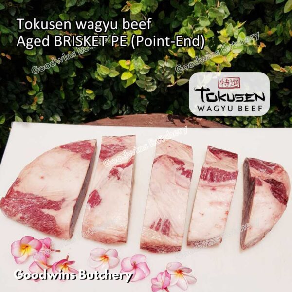 Beef wagyu Tokusen BRISKET PE (Point-End) marbling MBS-5 | daging sapi pucuk sandung lamur | aged frozen schnitzel steak cuts 1cm 1.5kg - Image 13