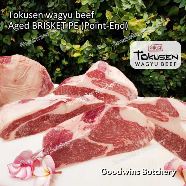Beef wagyu Tokusen BRISKET PE (Point-End) marbling MBS-5 | daging sapi pucuk sandung lamur | aged frozen schnitzel steak cuts 1cm 1.5kg - Image 3