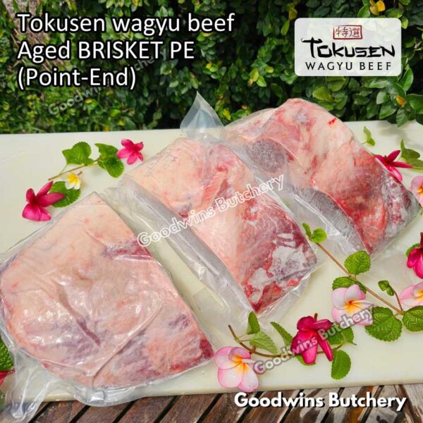 Beef wagyu Tokusen BRISKET PE (Point-End) marbling MBS-5 | daging sapi pucuk sandung lamur | aged frozen schnitzel steak cuts 1cm 1.5kg - Image 12
