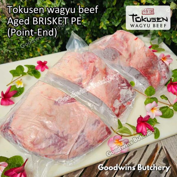 Beef wagyu Tokusen BRISKET PE (Point-End) marbling MBS-5 | daging sapi pucuk sandung lamur | aged frozen schnitzel steak cuts 1cm 1.5kg - Image 11