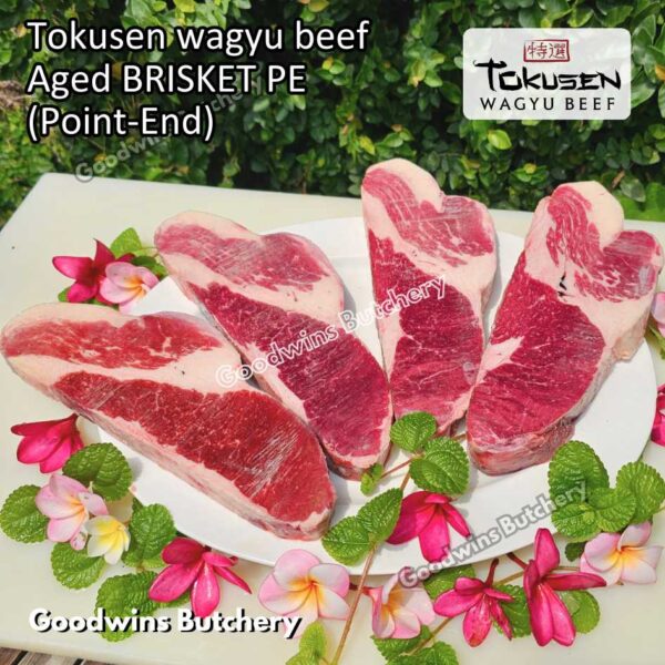 Beef wagyu Tokusen BRISKET PE (Point-End) marbling MBS-5 | daging sapi pucuk sandung lamur | aged frozen schnitzel steak cuts 1cm 1.5kg - Image 10