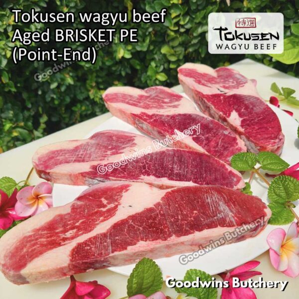 Beef wagyu Tokusen BRISKET PE (Point-End) marbling MBS-5 | daging sapi pucuk sandung lamur | aged frozen schnitzel steak cuts 1cm 1.5kg - Image 9