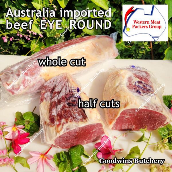 Beef EYE ROUND schnitzel steak cuts 1.2kg | Brazil FRIBOI FRIGON Australia WMPG Angus JACK'S CREEK US choice SWIFT IBP daging sapi import gandik lagarto eyeround frozen - Image 14