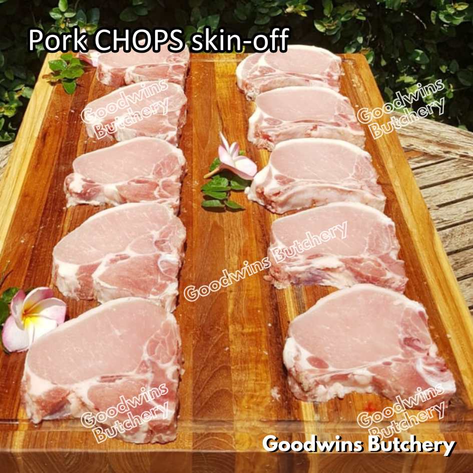 Pork LOIN SKIN-OFF local premium | combination of Sirloin & Tenderloin tanpa kulit beku frozen to be cut for pork chops | WHOLE UTUH 4.5kg - Image 22