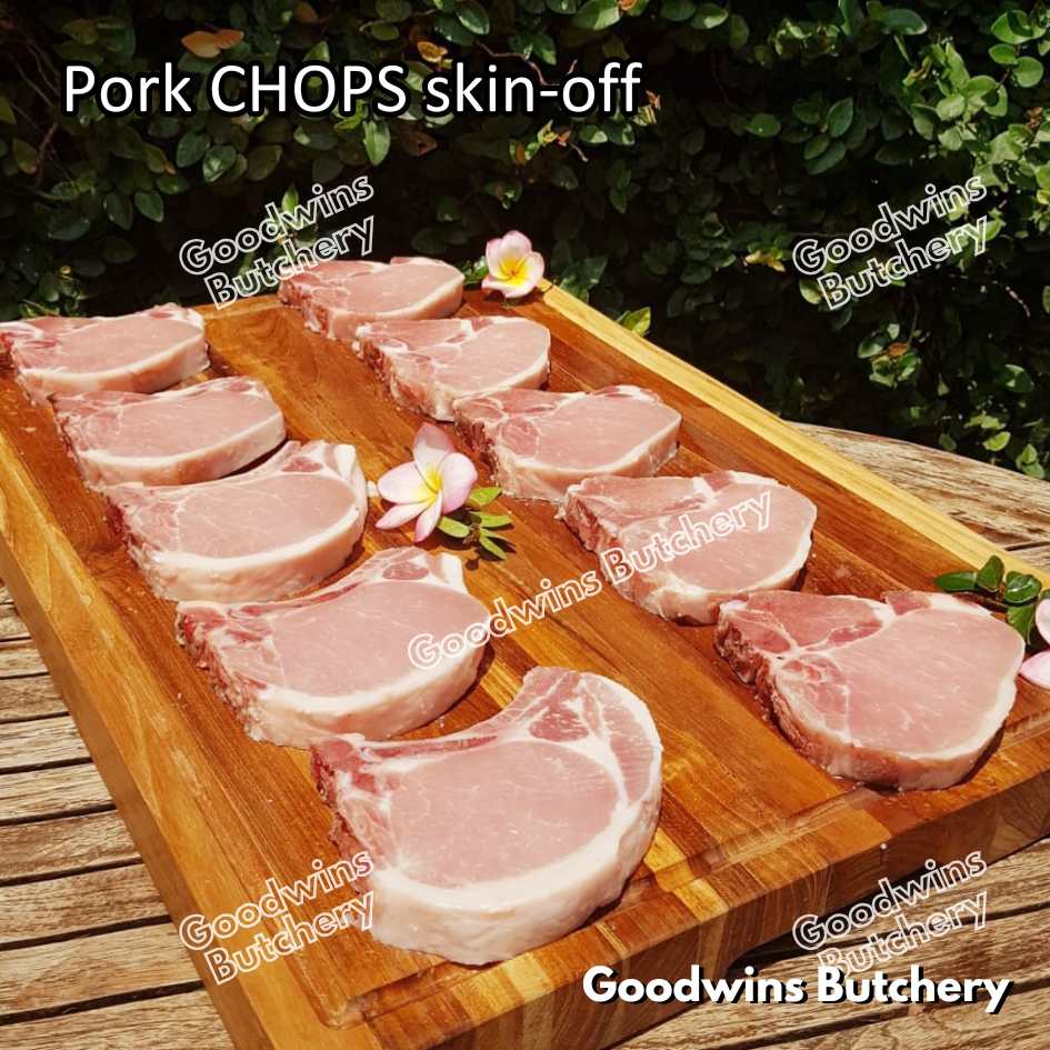 Pork LOIN SKIN-OFF local premium | combination of Sirloin & Tenderloin tanpa kulit beku frozen to be cut for pork chops | WHOLE UTUH 4.5kg - Image 13