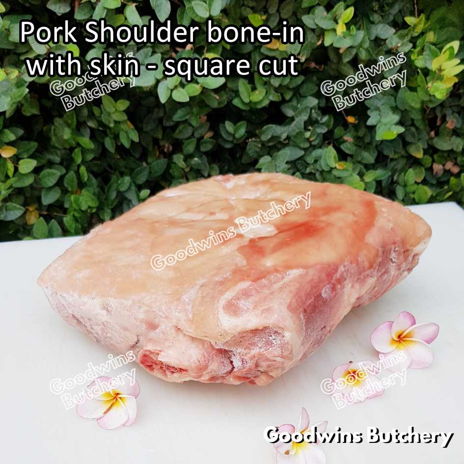 Pork shoulder PICNIC bone-in Local Premium WHOLE CUT UTUH 10kg | kapsim babi collar boston-butt frozen - Image 6