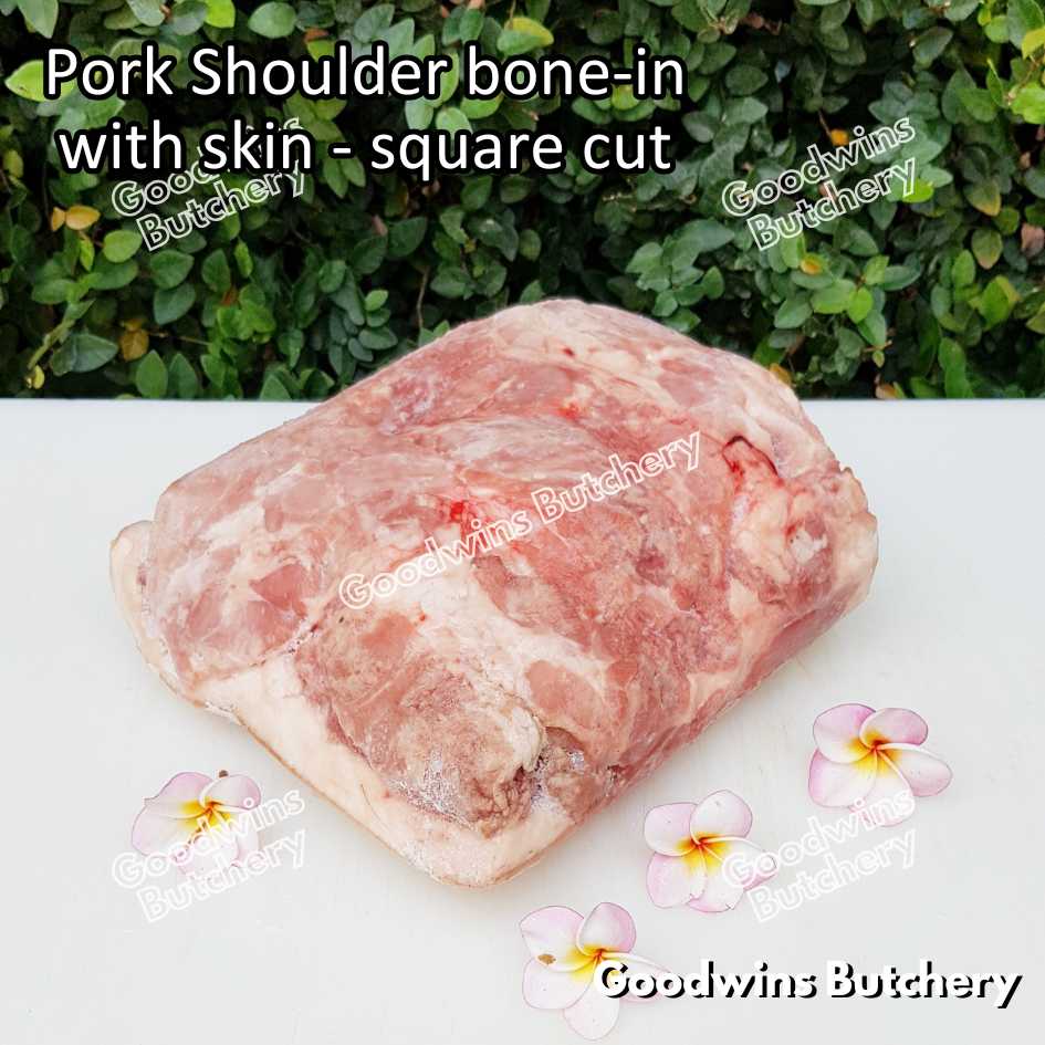 Pork shoulder PICNIC bone-in Local Premium WHOLE CUT UTUH 10kg | kapsim babi collar boston-butt frozen - Image 5