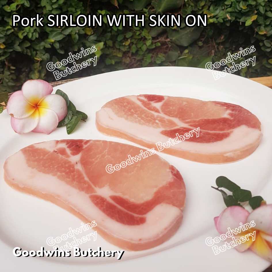 Pork SIRLOIN PORTIONED SMALL ROAST CUT skin-off Local Premium 1kg | daging babi has luar frozen - Image 39