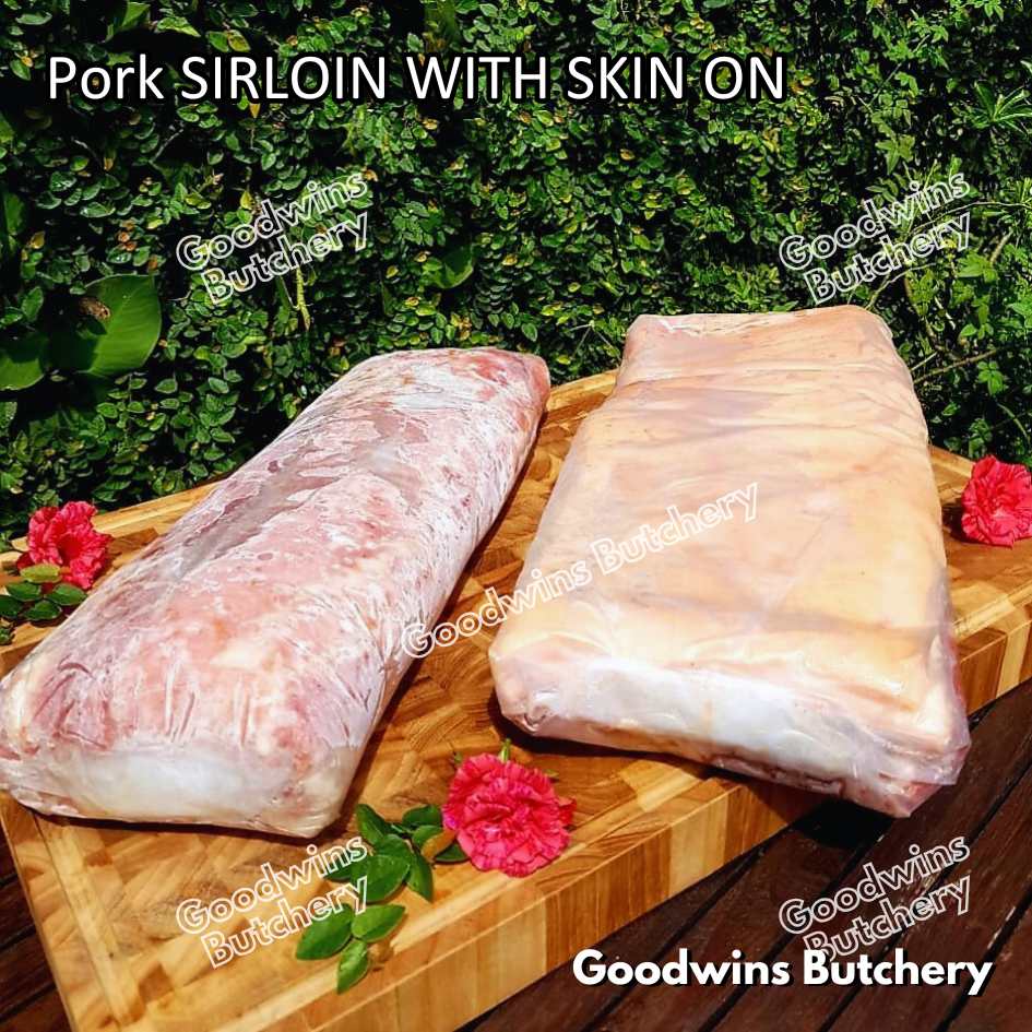 Pork SIRLOIN PORTIONED SMALL ROAST CUT skin-off Local Premium 1kg | daging babi has luar frozen - Image 31