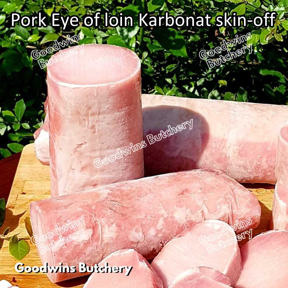 Pork EYE OF LOIN SKIN OFF Local Premium | FRESHLY DICED DADU CUTS 2cm 1kg | Sirloin Karbonat has luar babi tanpa kulit beku frozen - Image 21