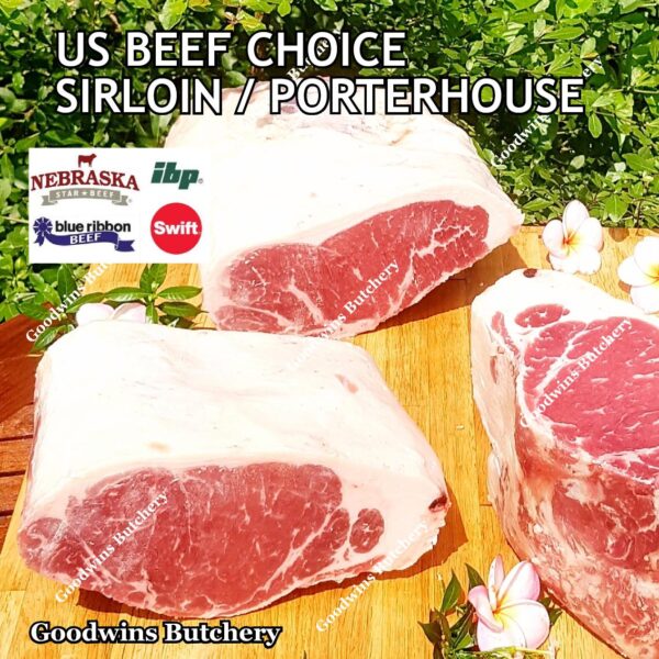 Beef SIRLOIN US CHOICE whole cuts 7kg USDA Swift IBP BlueRibbon Nebraska daging sapi has luar Striploin New York strip frozen - Image 24