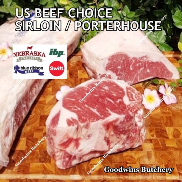 Beef SIRLOIN US CHOICE whole cuts 7kg USDA Swift IBP BlueRibbon Nebraska daging sapi has luar Striploin New York strip frozen - Image 20