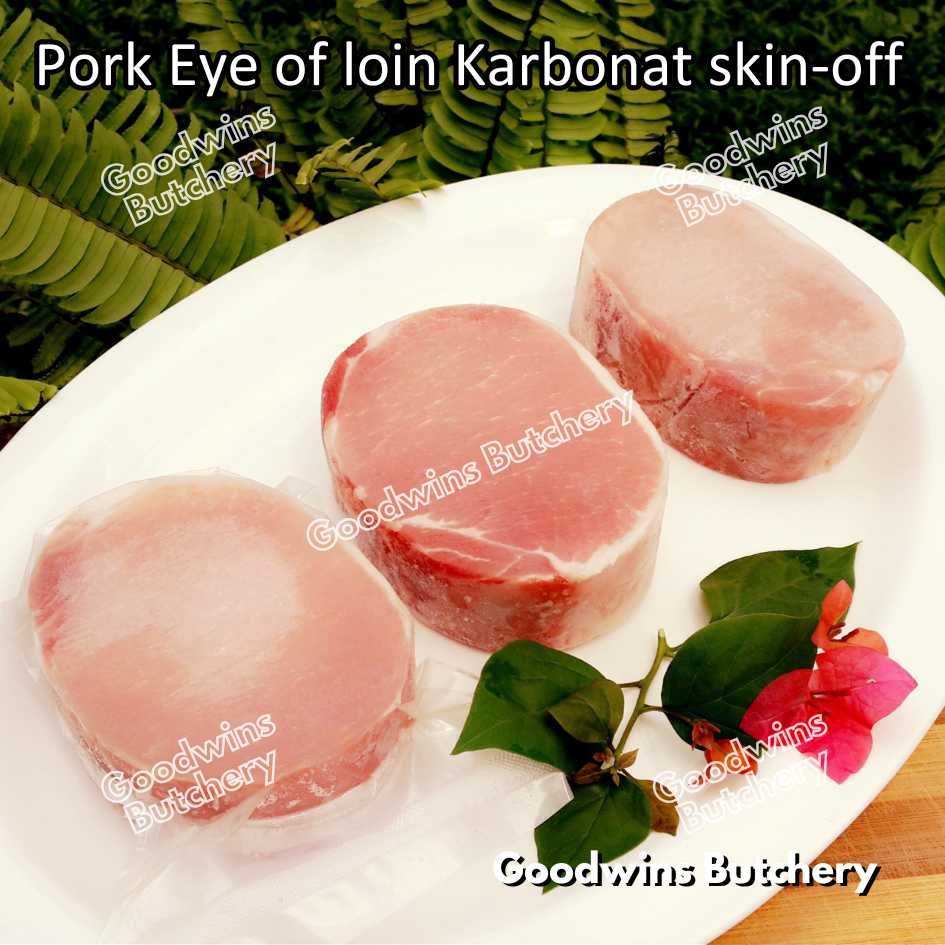 Pork EYE OF LOIN SKIN OFF Local Premium | FRESHLY DICED DADU CUTS 2cm 1kg | Sirloin Karbonat has luar babi tanpa kulit beku frozen - Image 23