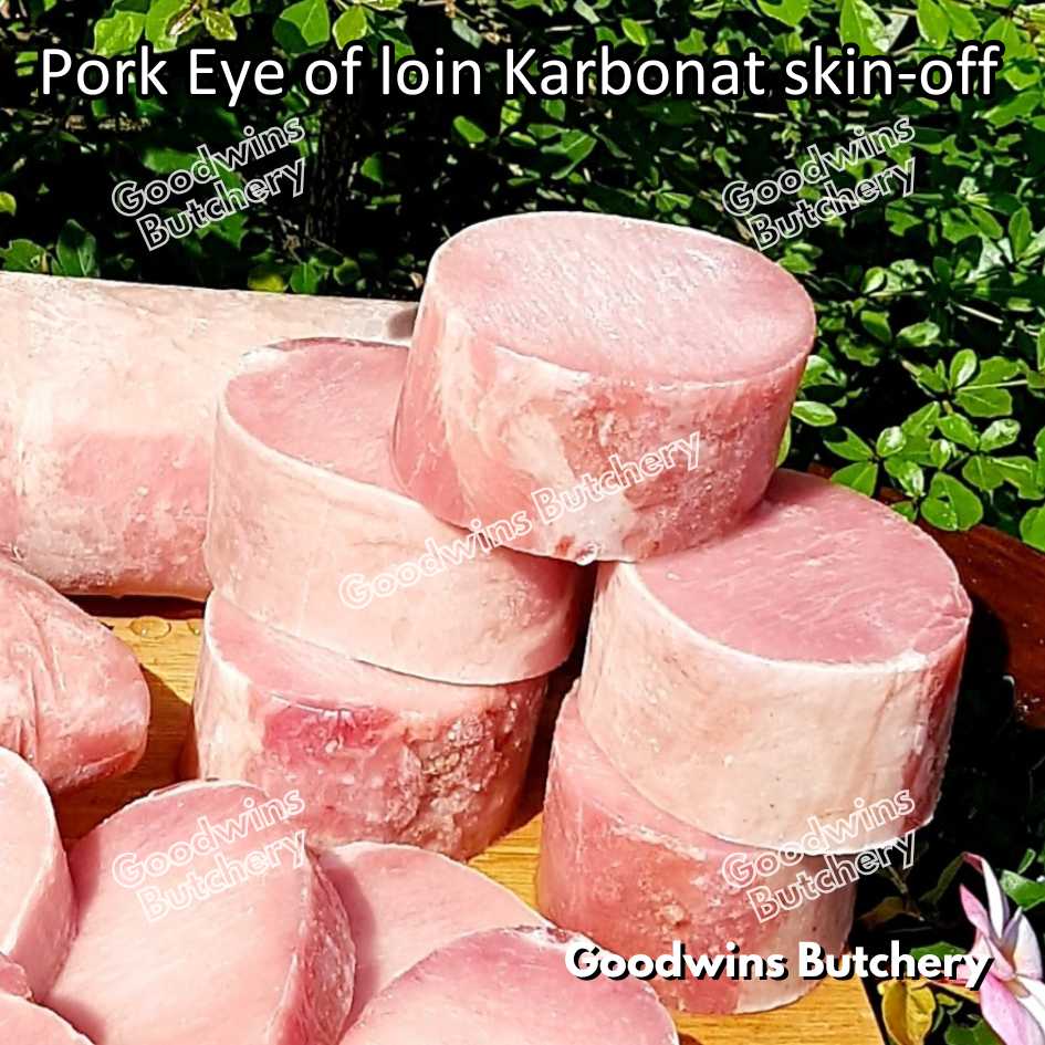 Pork EYE OF LOIN SKIN OFF Local Premium | FRESHLY DICED DADU CUTS 2cm 1kg | Sirloin Karbonat has luar babi tanpa kulit beku frozen - Image 18