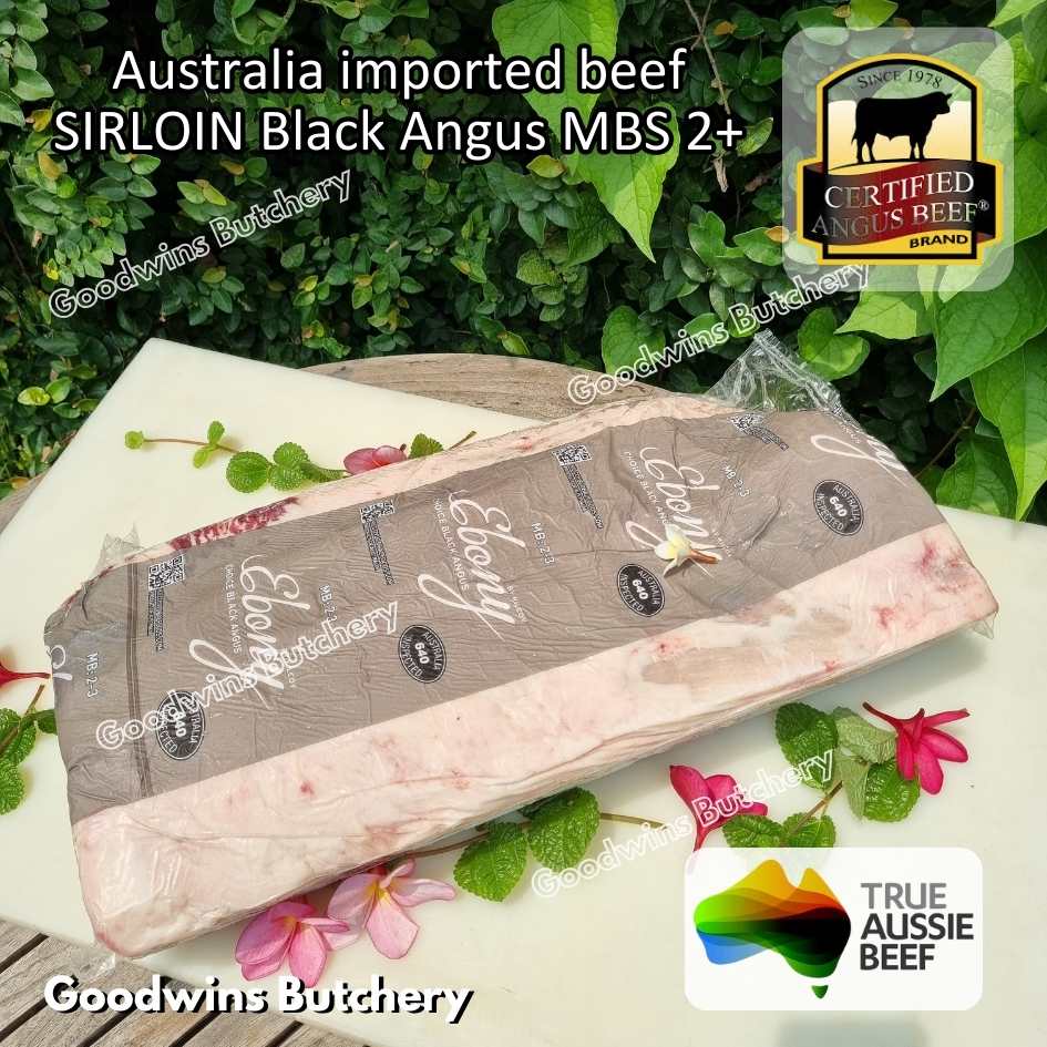 Beef SIRLOIN BLACK ANGUS marbling MB2+ steak cuts 350-900gr | Australia STEER (young cattle) Ebony / Jack's Creek | daging sapi has luar Striploin New York strip frozen - Image 53