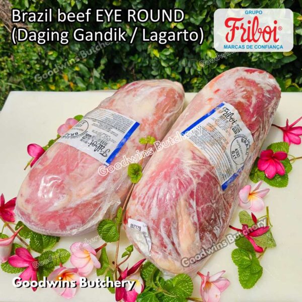Beef EYE ROUND schnitzel steak cuts 1.2kg | Brazil FRIBOI FRIGON Australia WMPG Angus JACK'S CREEK US choice SWIFT IBP daging sapi import gandik lagarto eyeround frozen - Image 34