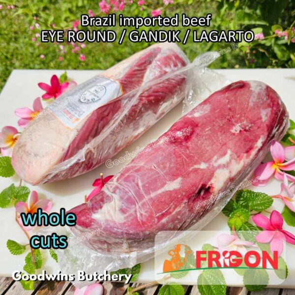 Beef EYE ROUND schnitzel steak cuts 1.2kg | Brazil FRIBOI FRIGON Australia WMPG Angus JACK'S CREEK US choice SWIFT IBP daging sapi import gandik lagarto eyeround frozen - Image 30