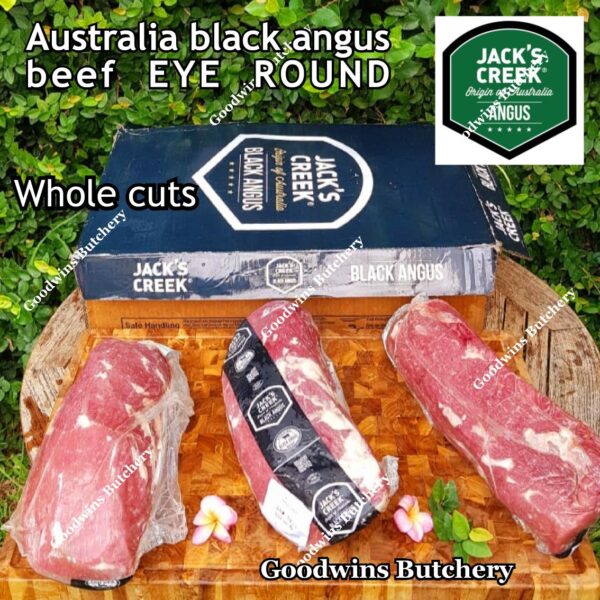 Beef EYE ROUND schnitzel steak cuts 1.2kg | Brazil FRIBOI FRIGON Australia WMPG Angus JACK'S CREEK US choice SWIFT IBP daging sapi import gandik lagarto eyeround frozen - Image 29