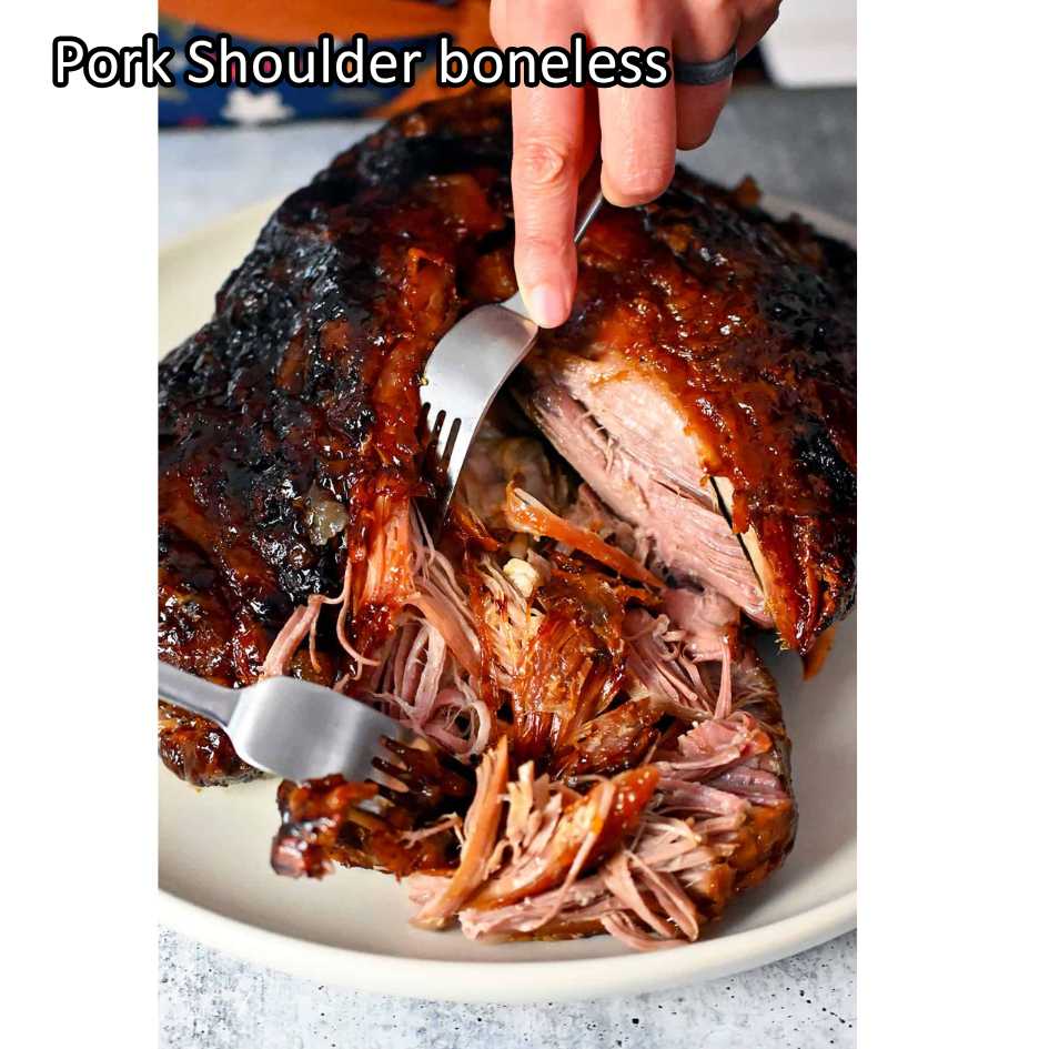 Pork shoulder boneless with skin on Local Premium WHOLE CUT UTUH 3.5kg/pc | kapsim babi collar boston-butt frozen - Image 15