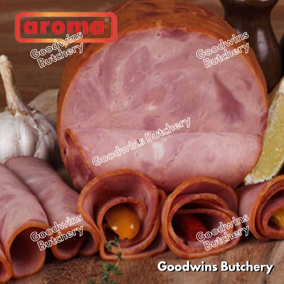 All pork HAM WHOLE UTUH Bali Aroma & Mama's frozen | Cooked Danish Gammon Honey Smoked | frozen 2-5kg - Image 66