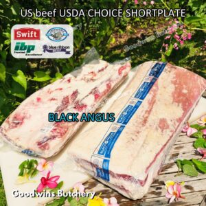 US Black Angus beef SHORTPLATE whole cut utuh 5kg | daging sapi perut samcan iris slice teriyaki yakiniku shabu2 beef rice bowl | Short plate Creekstone SWIFT IBP