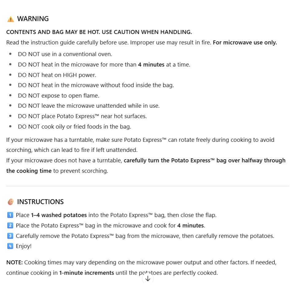 MICROWAVE POTATO RED BAG EXPRESS 4 minutes kantong merah pemasak kentang pouch cooker baked reusable 25x19cm - Image 9