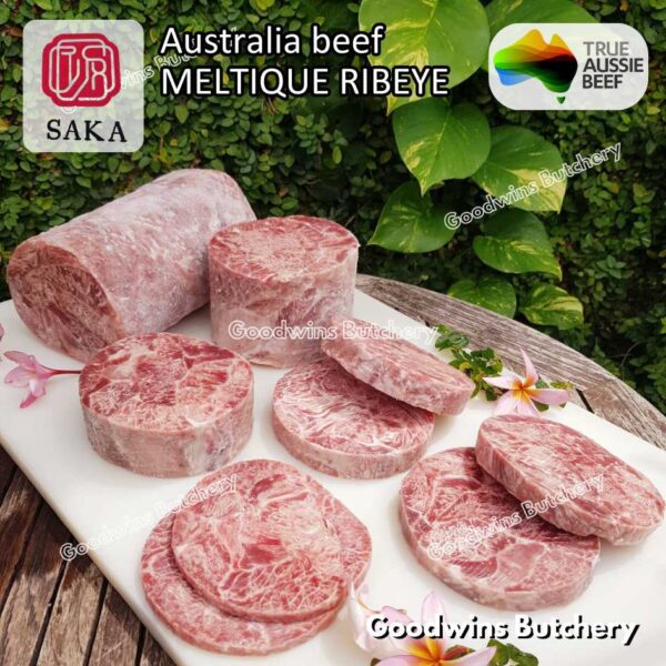 Beef MELTIQUE RIBEYE import Australia SAKA steak cuts 350-750 gr/pack | daging sapi meltik Scotch-Fillet Cuberoll for Teriyaki Shabu2 Sukiyaki Saikoro Roast Schnitzel - Image 12