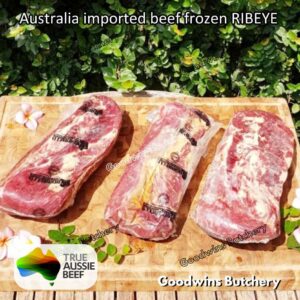 Beef RIBEYE Australia whole cut utuh 1.8kg | brand Midfield Nolan AMG Borello CAG WMPG | daging sapi import Scotch-Fillet Cuberoll frozen