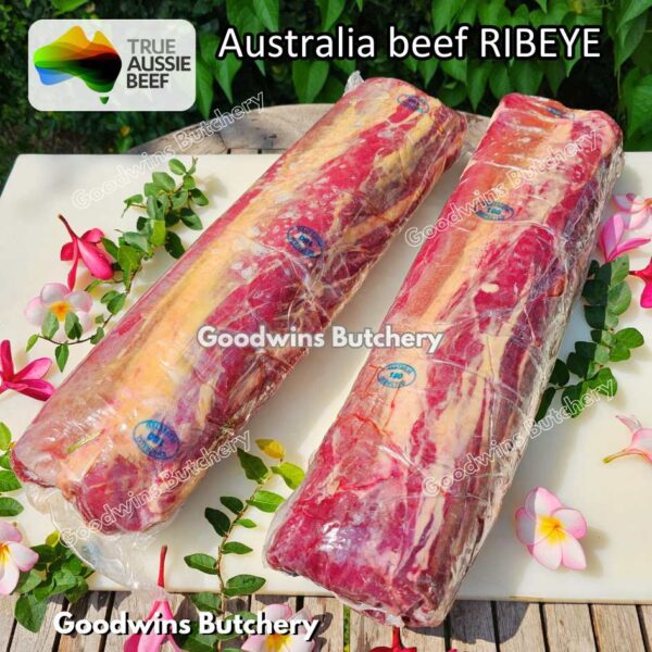 Beef RIBEYE Australia portioned small roast cut 1.5kg | brand Midfield Nolan AMG Borello CAG WMPG | daging sapi import Scotch-Fillet Cuberoll frozen - Image 38