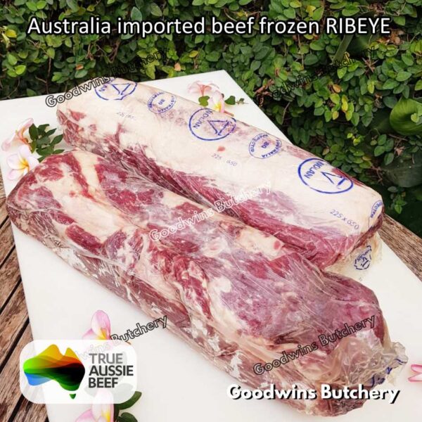 Beef RIBEYE Australia portioned small roast cut 1.5kg | brand Midfield Nolan AMG Borello CAG WMPG | daging sapi import Scotch-Fillet Cuberoll frozen - Image 35