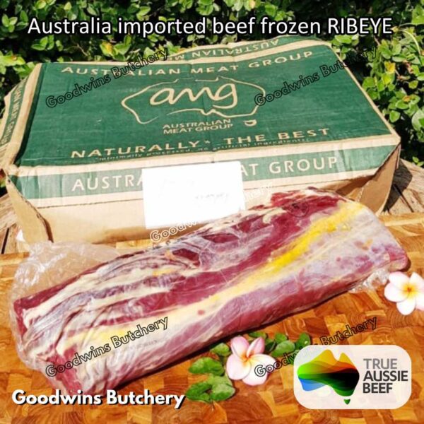 Beef RIBEYE Australia portioned small roast cut 1.5kg | brand Midfield Nolan AMG Borello CAG WMPG | daging sapi import Scotch-Fillet Cuberoll frozen - Image 33