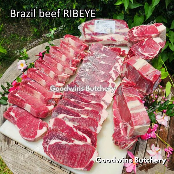 Beef RIBEYE LIP-ON Brasil MAFRIG steak cuts 150-600 gr/pc | daging sapi import Brazil Scotch-Fillet Cuberoll frozen - Image 8