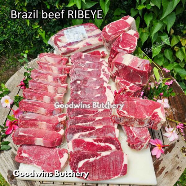 Beef RIBEYE LIP-ON Brasil MAFRIG steak cuts 150-600 gr/pc | daging sapi import Brazil Scotch-Fillet Cuberoll frozen - Image 7
