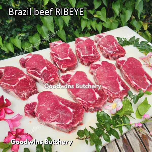 Beef RIBEYE LIP-ON Brasil MAFRIG steak cuts 150-600 gr/pc | daging sapi import Brazil Scotch-Fillet Cuberoll frozen - Image 5