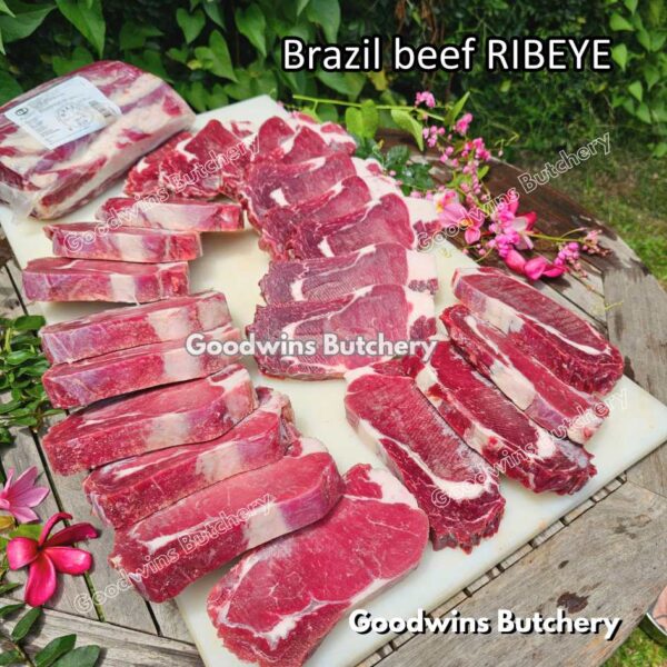 Beef RIBEYE LIP-ON Brasil MAFRIG steak cuts 150-600 gr/pc | daging sapi import Brazil Scotch-Fillet Cuberoll frozen - Image 14