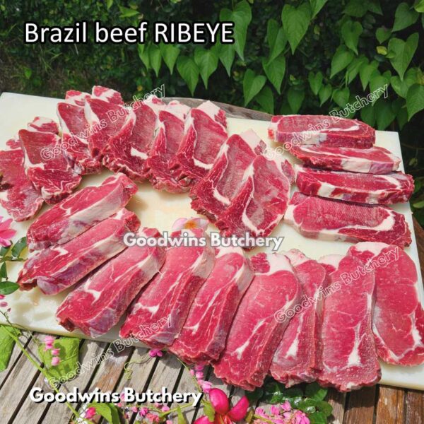 Beef RIBEYE LIP-ON Brasil MAFRIG steak cuts 150-600 gr/pc | daging sapi import Brazil Scotch-Fillet Cuberoll frozen - Image 12