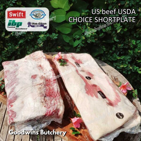 US / Brazil beef SHORTPLATE freshly sliced to order 1kg | daging sapi perut samcan iris slice teriyaki yakiniku shabu2 beef rice bowl | Short plate US Swift IBP Brazil Minerva frozen - Image 3