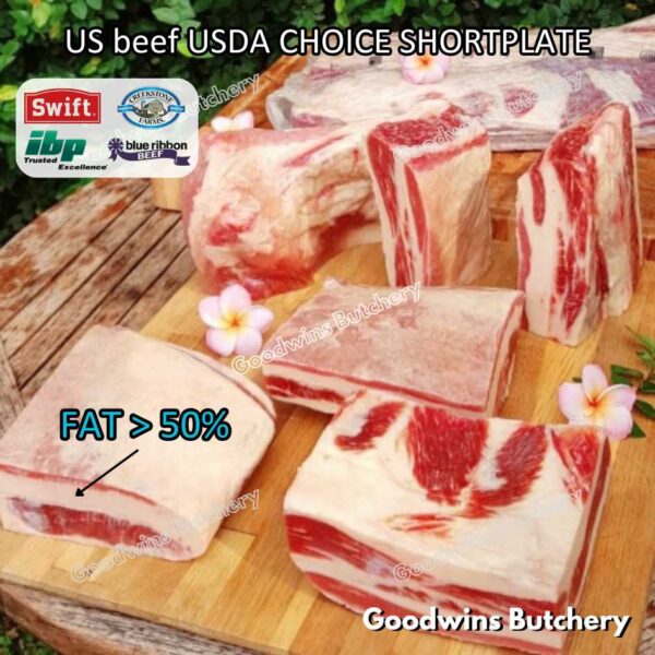 US / Brazil beef SHORTPLATE freshly sliced to order 1kg | daging sapi perut samcan iris slice teriyaki yakiniku shabu2 beef rice bowl | Short plate US Swift IBP Brazil Minerva frozen - Image 11