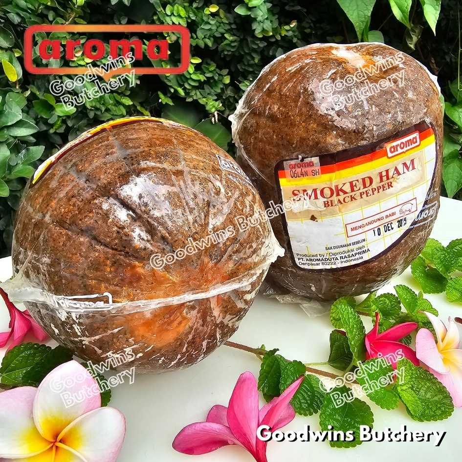 All pork HAM WHOLE UTUH Bali Aroma & Mama's frozen | Cooked Danish Gammon Honey Smoked | frozen 2-5kg - Image 58