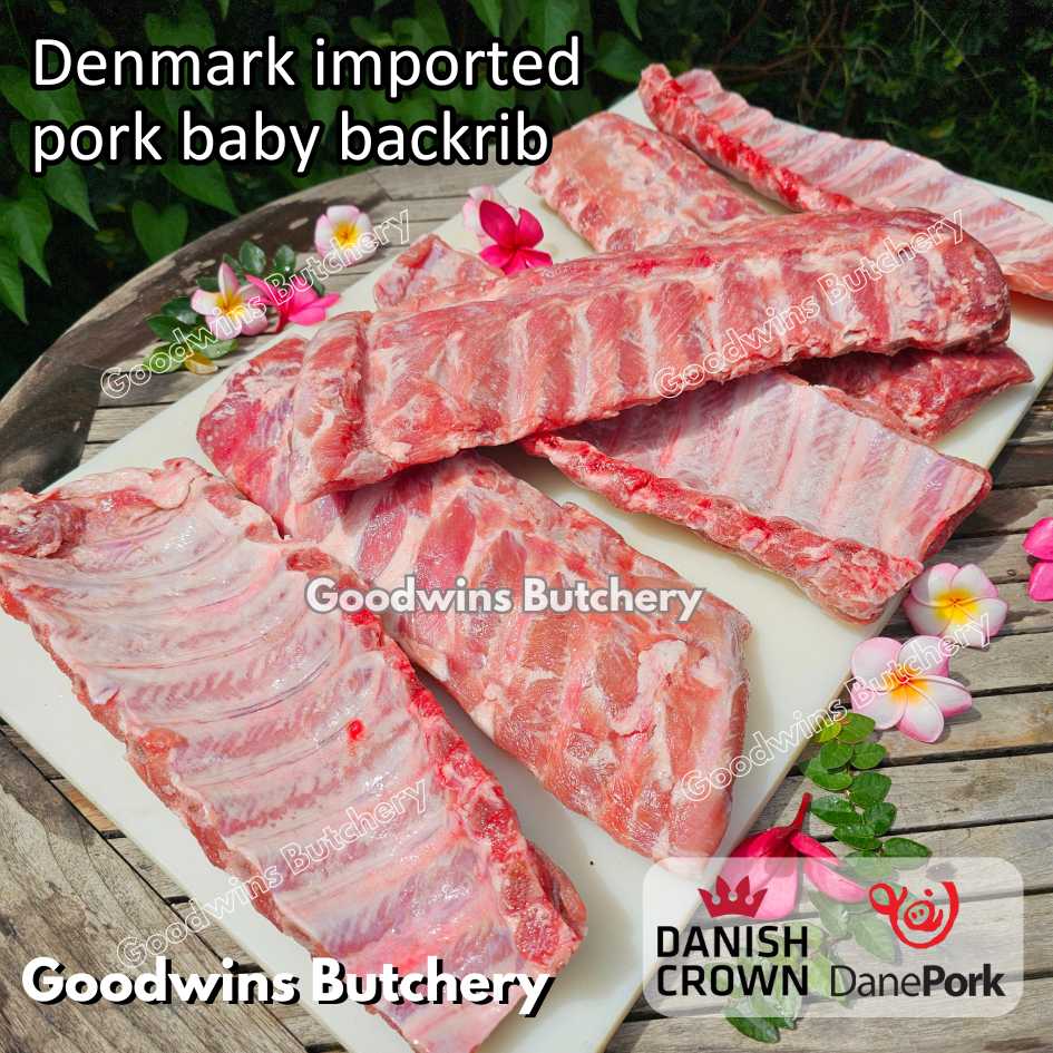 Denmark / Spain pork BABY BACKRIB & SPARERIB 11-13ribs 0.7-1.5 kg/slab | daging babi import baikut iga | brand DanishCrown Coren | Back rib Spare rib frozen - Image 64