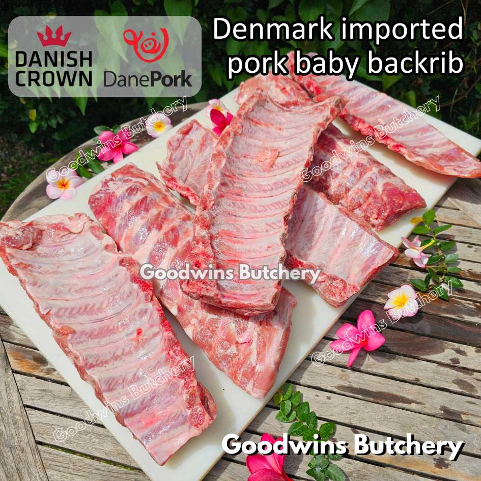 Denmark / Spain pork BABY BACKRIB & SPARERIB 11-13ribs 0.7-1.5 kg/slab | daging babi import baikut iga | brand DanishCrown Coren | Back rib Spare rib frozen - Image 63