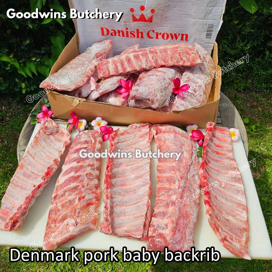 Denmark / Spain pork BABY BACKRIB & SPARERIB 11-13ribs 0.7-1.5 kg/slab | daging babi import baikut iga | brand DanishCrown Coren | Back rib Spare rib frozen - Image 62