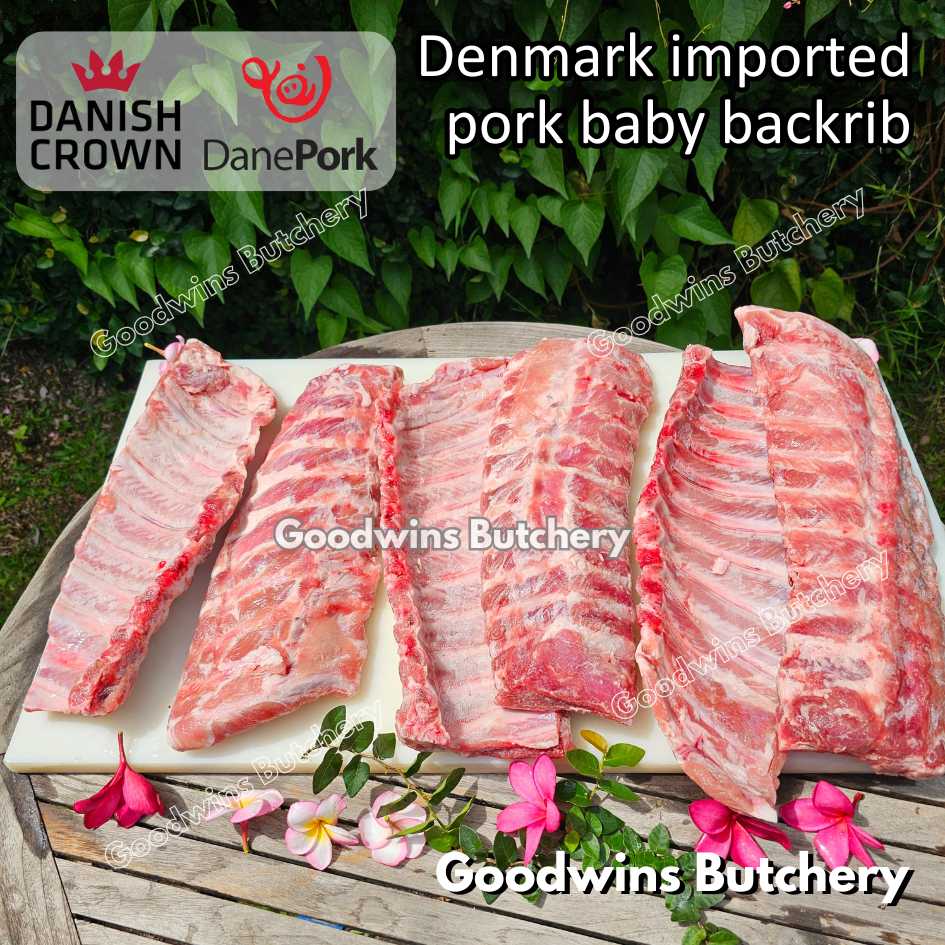 Denmark / Spain pork BABY BACKRIB & SPARERIB 11-13ribs 0.7-1.5 kg/slab | daging babi import baikut iga | brand DanishCrown Coren | Back rib Spare rib frozen - Image 60