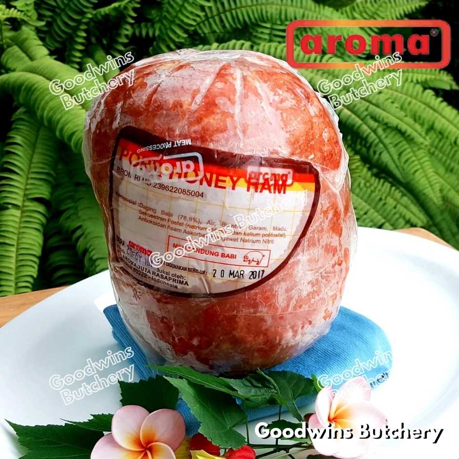 All pork HAM WHOLE UTUH Bali Aroma & Mama's frozen | Cooked Danish Gammon Honey Smoked | frozen 2-5kg - Image 28