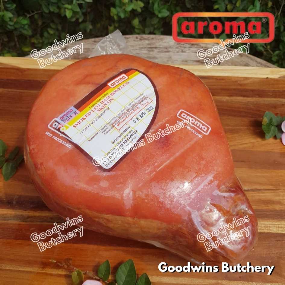 All pork HAM WHOLE UTUH Bali Aroma & Mama's frozen | Cooked Danish Gammon Honey Smoked | frozen 2-5kg - Image 13