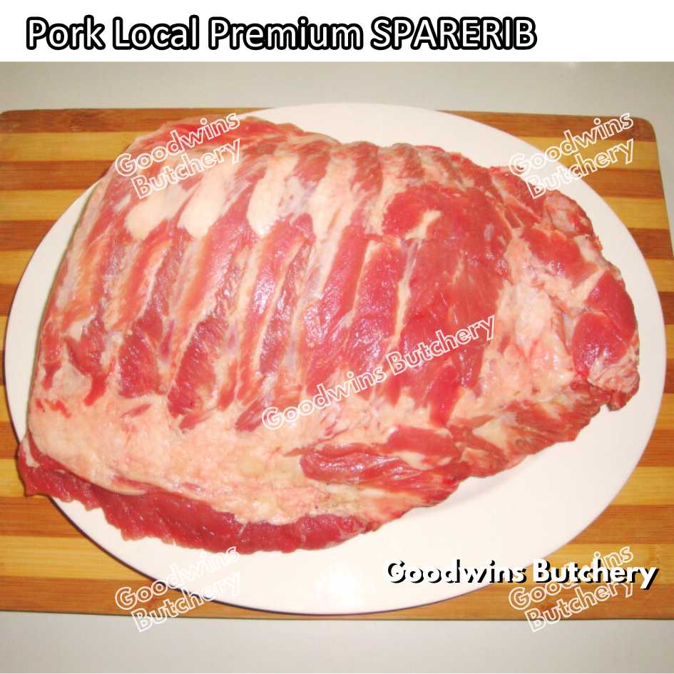 Pork SPARERIBS EXTRA MEATY Local Premium 5 kg/pc | baikut iga babi spare ribs frozen beku - Image 2